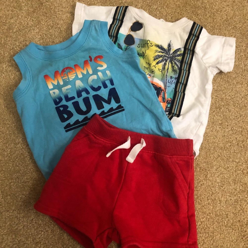 Baby Boy Beach Outfit, Size 3-6 Months